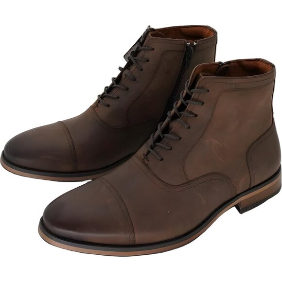 Stacy Adams Porter Cap Toe Side Zip Dress Boots Men's US 7M - Picture 2 of 6